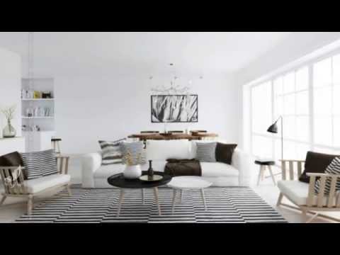 Phong cách scandinavian trong thiết kế nội thất phòng khách