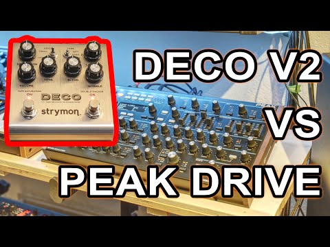 Strymon Deco V2 saturation vs Novation Peak drive circuits