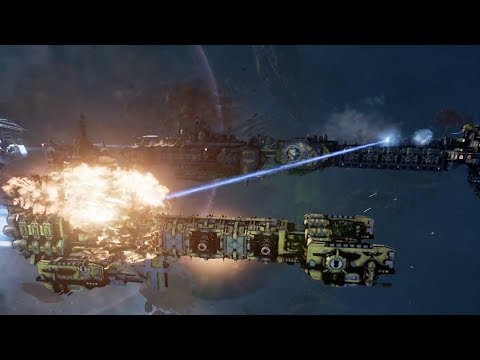 Space Marines (Dark Angels) vs Space Marines (Imperial Fists)! Rank 106 - Battlefleet Gothic Armada