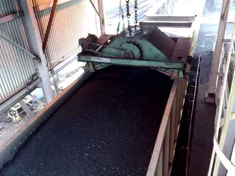 100 TON Coal train car emptied in 30 seconds