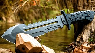 15 NEXT-LEVEL SURVIVAL CAMPING KNIFE FOR PREPPING SUPPLIES OUTDOOR EMERGENCIES