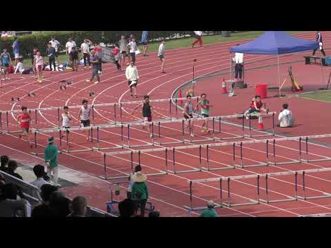 2019-2-27 Inter School Athletics Competition 2018-2019 Day 1 - Boys B Grade 100m Hurdles Heat 2