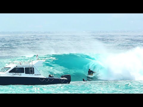Nusa Lembongan waves are fast, but Ryan Hardy is faster