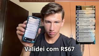 Validating a low ticket price of R$67 in practice.