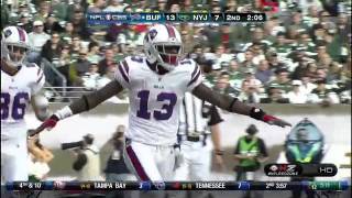 Stevie Johnson mocks Plaxico Burress & Holmes *TD celebration*