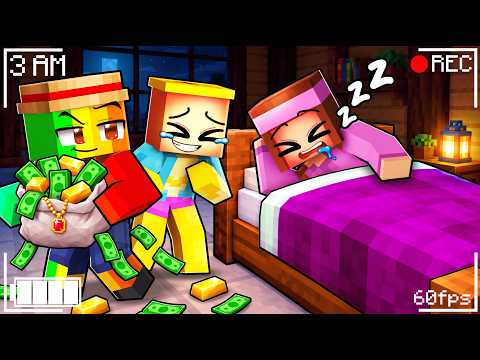 Nos PARENTS sont devenus RICHES, je les CAMBRIOLE sur Minecraft !