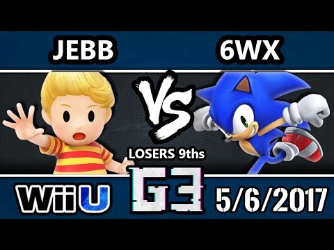 Glitch 3 Smash 4 - Circa | 6WX (Sonic) Vs. AF | Jebb (Lucas) Wii U L9ths