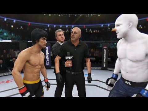 Bruce Lee vs. Snowman (EA Sports UFC 3) - Epic Battle 💯 🐲 - Dragon Fights 🐉