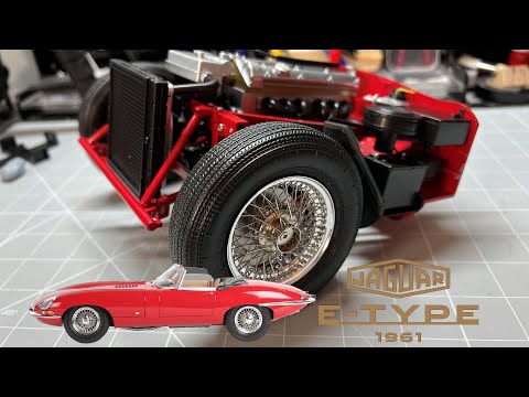 Agora Models Build the 1961 E-Type Jaguar 1:8 Scale - Pack 7 - Stages 49-56