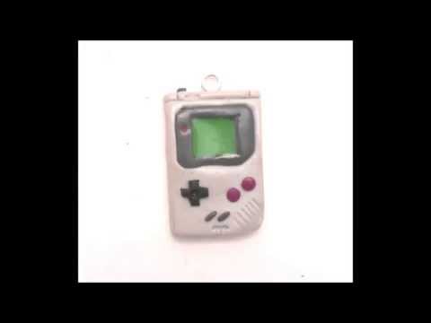 Miniature handmade gameboy charm out of polymer clay (all my jewelry are nickel free!)