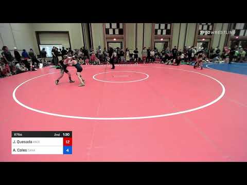 67 Lbs Rr Rnd 2 - Jonathan Quesada, Ascension Wrestling Academy Vs Aime '' Boomba'' Coles, Canada