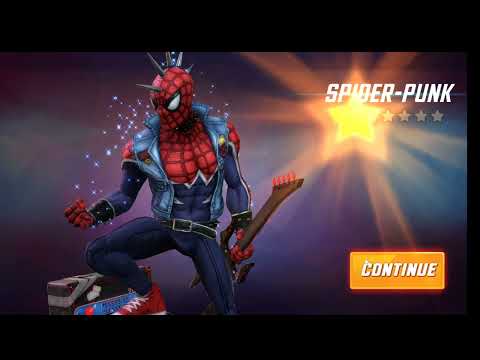 Spider Punk Red Star Orb Opening - Elite Orbs Opened! - Marvel Strike Force - MSF