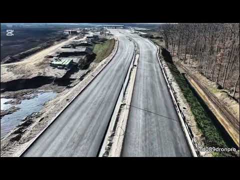 Od petlje Bosut do graničnog prelaza Sremska Rača - dron video