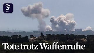 Libanon meldet 14 Tote bei israelischen Angriffen