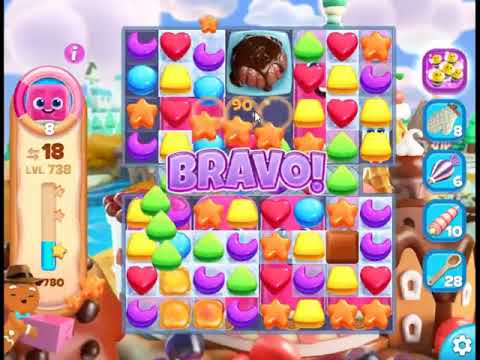 Cookie Jam Blast Level 738 - NO BOOSTERS 🍪 | SKILLGAMING ✔️