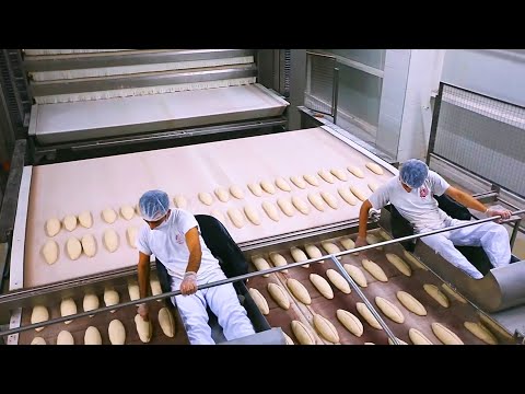 , title : 'شاهد كيف ينتج هذا المصنع الخبز بسرعة خيالية. آلات صناعة المواد الغذائية لا تصدق !!'