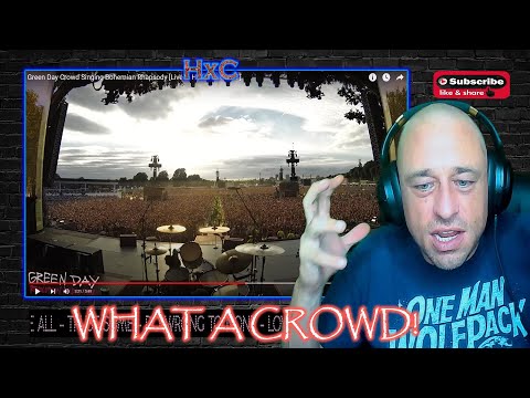 Green Day Crowd Singing Bohemian Rhapsody [Live in Hyde Park 2017] Reaction!