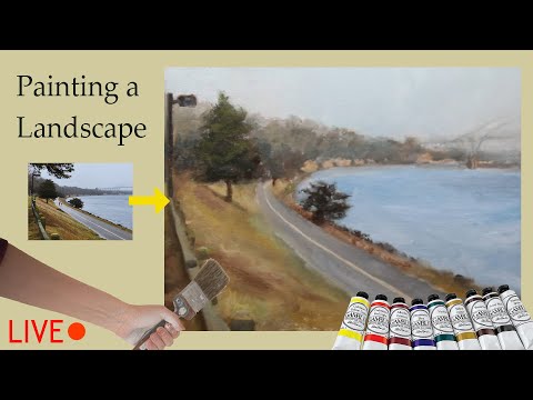 Let's Paint a Landscape - Live Oil Painting Demonstration