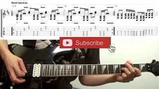 Bleed American Jimmy Eat World Guitar Lesson - Intro Riff Tabs (Drop D)