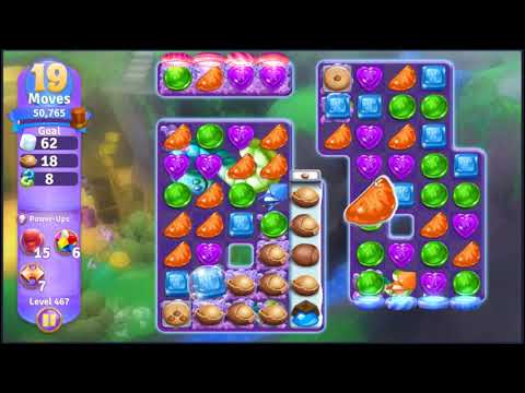 Wonka's World of Candy Level 467 - NO BOOSTERS + FULL STORY 🍫 | SKILLGAMING ✔️