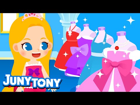 👗👸Gaun Indah Sang Putri | Aku Akan Pergi Ke Pesta!✨ | Lagu Anak | JunyTony Bahasa Indonesia