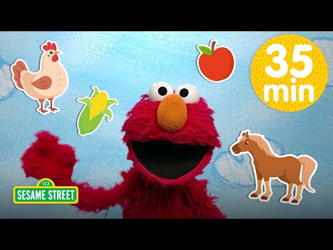 Elmo's World: Learn about the Farm! | Sesame Street Compilation