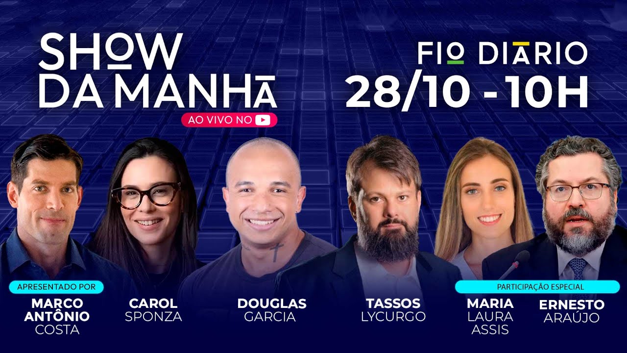 SHOW DA MANHÃ - TRUMP, MAGNITSKY E A DEVASSA CONTRA MADURO E PETROS - 28/10/2025