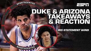 College Basketball Recap 🏀 Duke OUTDUELS Michigan + Arizona STUNS Houston | SportsCenter