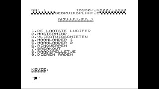 Spelletjes 1 for the ZX81