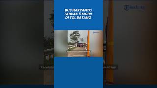 Download lagu Moments After the Haryanto Bus Crashed into 5 Cars on the Batang Toll Road mp3