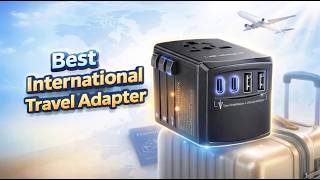 Best International Travel Adapter 2026 – Save Money & Stay Connected!