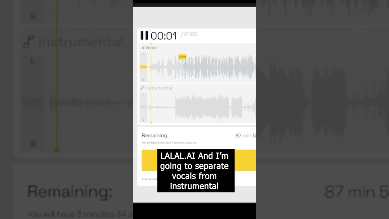 Using LALAL.AI To Separate Vocals &amp; Instrumentals #Tutorial #MusicProducers