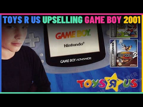 Toys R Us Upselling The Game Boy Advance In 2001.