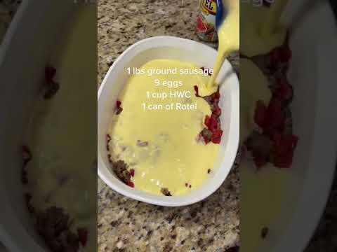 Low Carb Breakfast Casserole - this is one of the recipes I used to lose 70 lbs