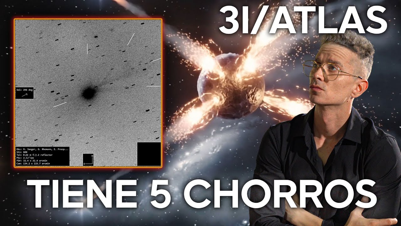 3I/ATLAS NO TIENE 7 ANTICOLAS PERO SI 5 NUEVOS CHORROS