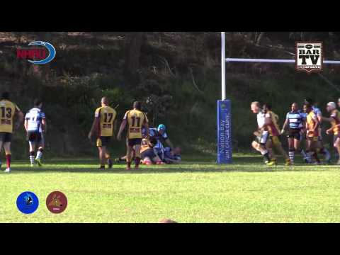 2015 NHRU Round 4 Premier 2 Highlights - Nelson Bay v Lake Macquarie