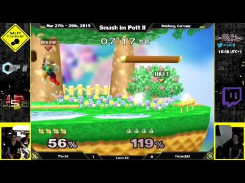 SiP2 - Wuschel (Fox) Vs FrozenLight (Jigglypuff) - SSBM Singles Bracket Losers R4