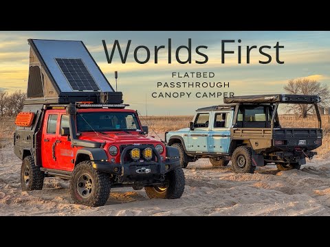 Weltweit erster Pritschen-Durchgangs-Wohnwagen