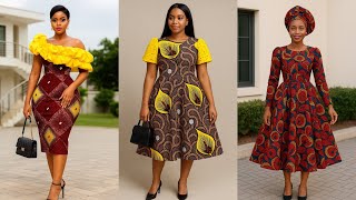 LATEST KITENGE OUTFITS MUST TRY  2025 MISHONO YA VITENGE MAGAUNI YA KANISANI