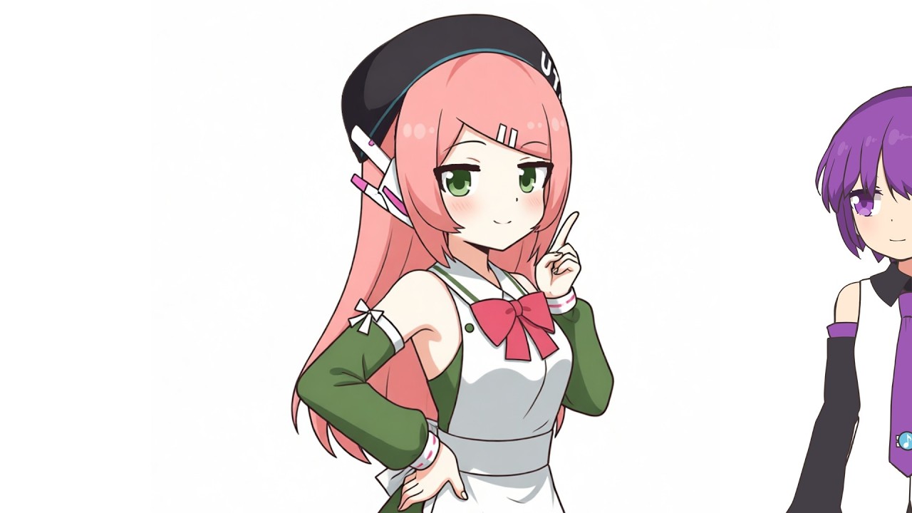 デフォ子の帽子をかぶるモモさん