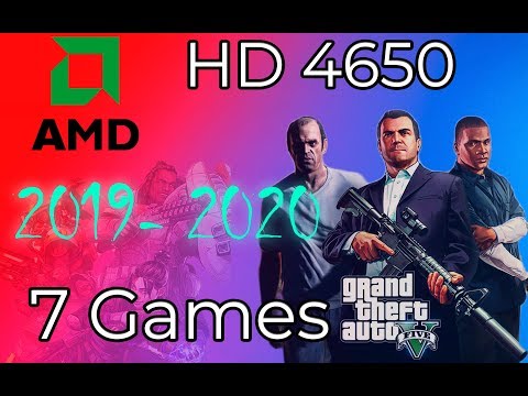 AMD HD 4650 in 7 games  ( 2020-2021 )