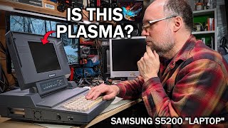 Does this dead "laptop" have a gas plasma display? Let's try to revive it to find out! Samsung S5200