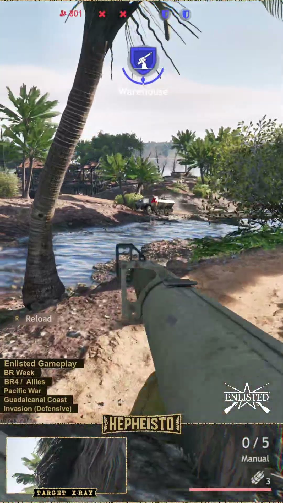 Anti Tank Gunner eliminates Ho-Ha Apc woth RPzB. 43 Ofenrohr