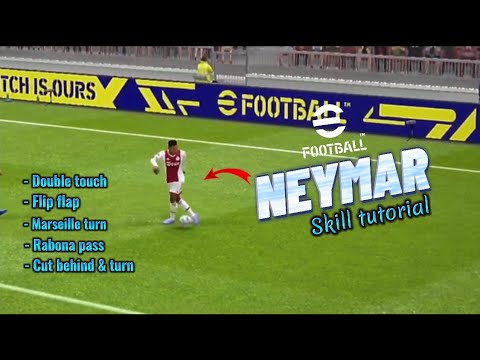 Neymar Jr All Skills Tutorial | eFootball 2023 Mobile