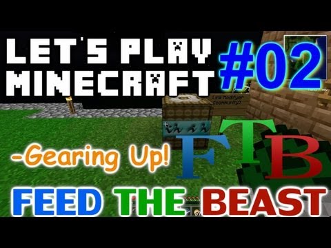 Let's Play Minecraft FTB Ep 2 - Gearing up