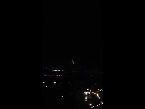 UFO floating lights in San Clemente