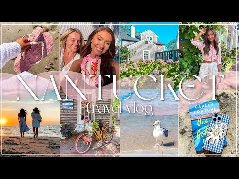 Nantucket Travel Vlog⛵🦞 | Girls Trip, Seaside, Coffee, Shopping + Haul | Lauren Norris