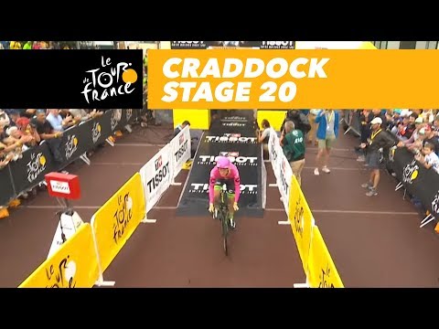 Lawson Craddock, first rider off the ramp - Etappe 20 - Tour de France 2018