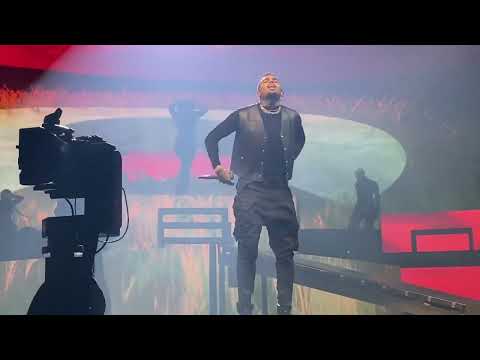 Chris Brown and Davido dancing Unavailable in Dubai Show