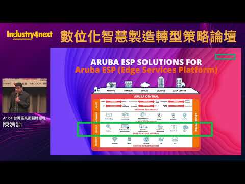 數位化智慧製造轉型策略論壇－Aruba